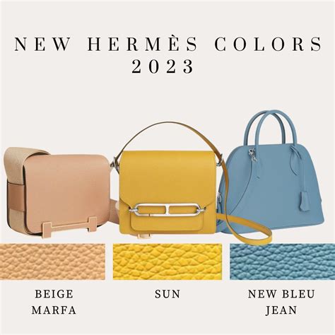 hermès farben 2024|2024 hermes colors.